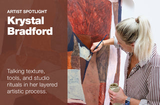 Abstract artist Krystal Bradford joins the gallery