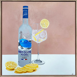 Grey Goose with Lemon