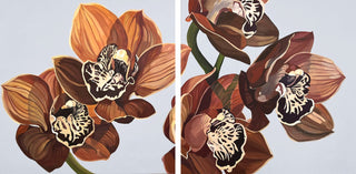 Willa (cocoa colored orchids)