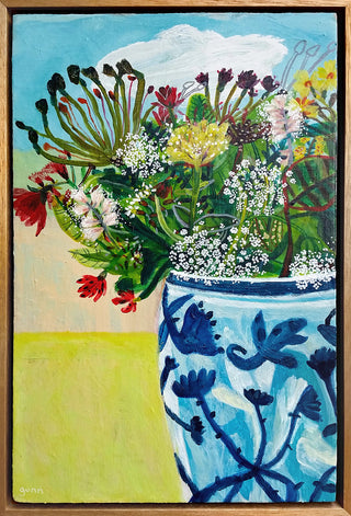 Still Life with Garden Flowers