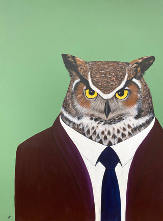 Owl in Suit