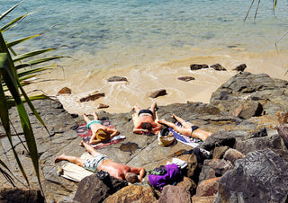 Sunbathers at Noosa