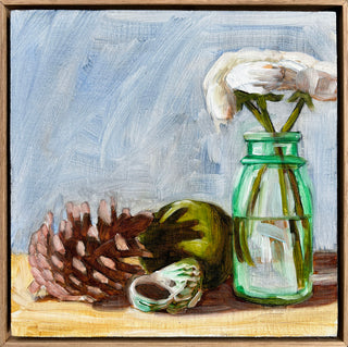 Pinecone, Seashell, Lime, Jar, Ranunculus