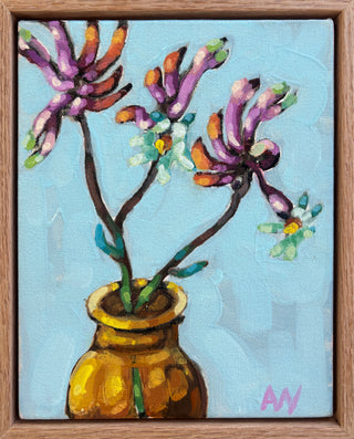 Paw marks Series - Coral Blush