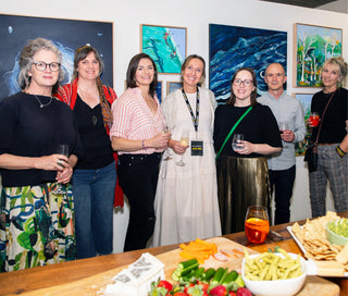A photo of several members of our Art to Art community who each love Australian artwork and contemporary art as much as us.