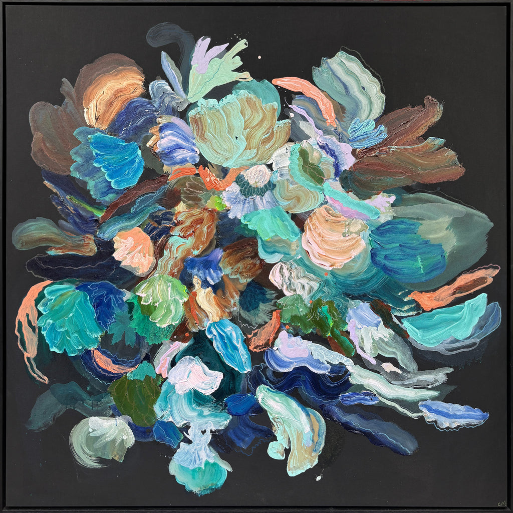 Turquoise Blooms – Art to Art