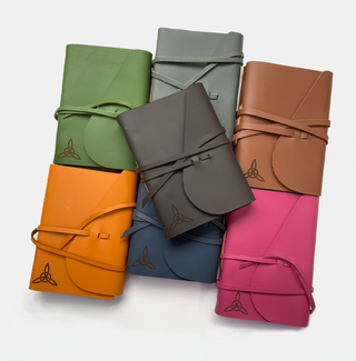 A6 Plain Blank Paper - Handcrafted Leather Journal