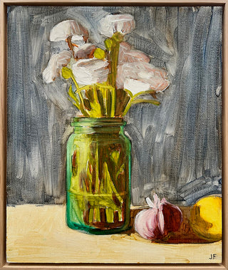 Jar Ranunculus Garlic Lemon