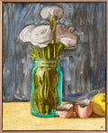 Jar, Ranunculus, Eggshells, Lemon