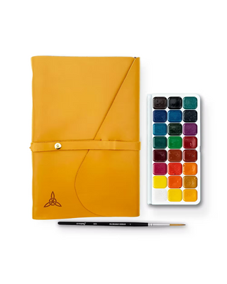 A4 Watercolour Paper - Handcrafted Leather Journal