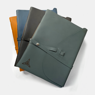 A4 Plain Blank Paper - Handcrafted Leather Journal