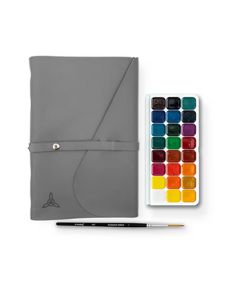 A4 Watercolour Paper - Handcrafted Leather Journal