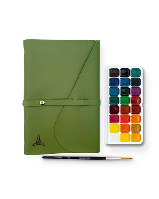 A4 Watercolour Paper - Handcrafted Leather Journal