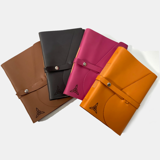 A5 Plain Blank Paper - Handcrafted Leather Journal