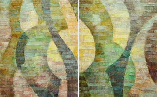 Etude in Green (Diptych)