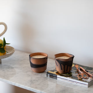Lahar Pottery Collection Scented Candle (Round)
