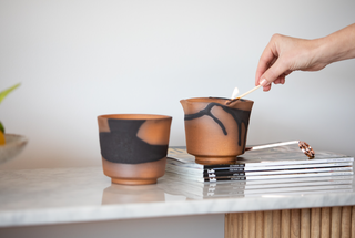 Lahar Pottery Collection Scented Candle (Round)