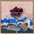 Crystal Bowl With Cherries
