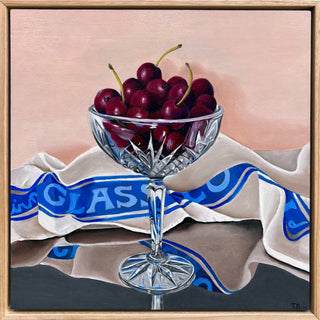 Crystal Bowl With Cherries