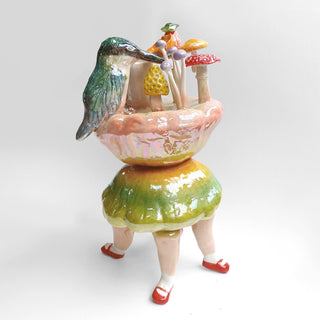 Kingfisher on the Dancing Pumpkin