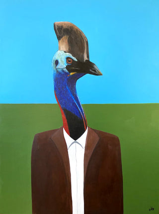 Cassowary in Suit