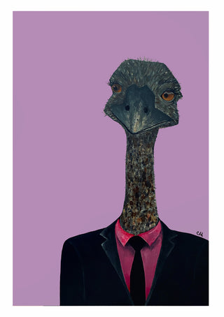 Ostrich in Suit