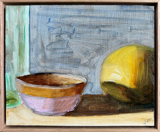 Jar, Wooden Bowl, Lemon (JF_22)