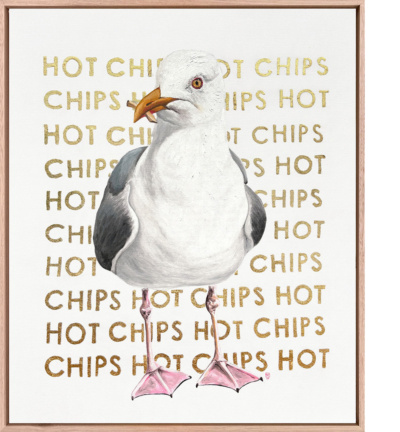 Melinda Helbling Hot Chips Framed