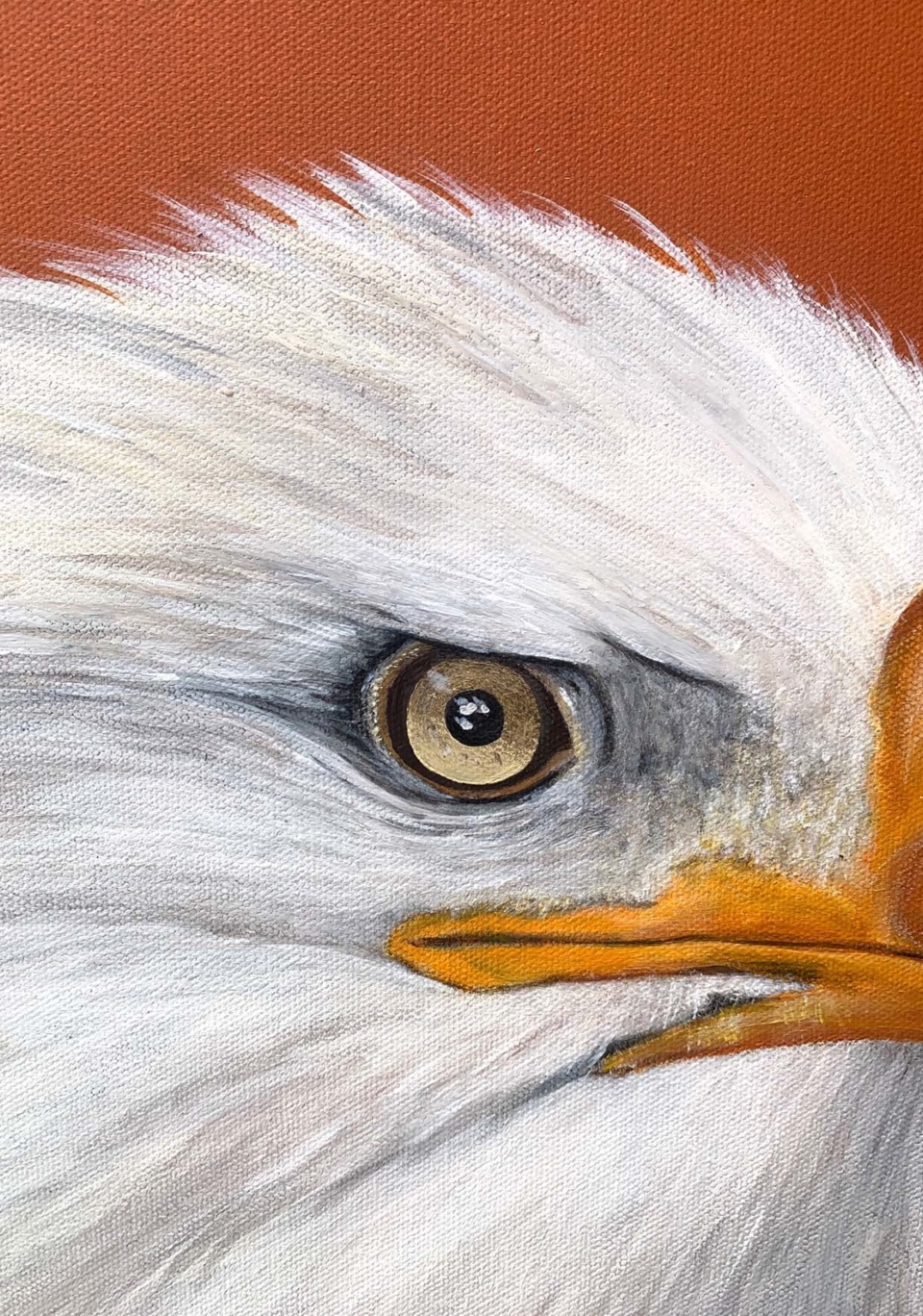 Eveleen Hally Eagle In Suit Artwork Detail