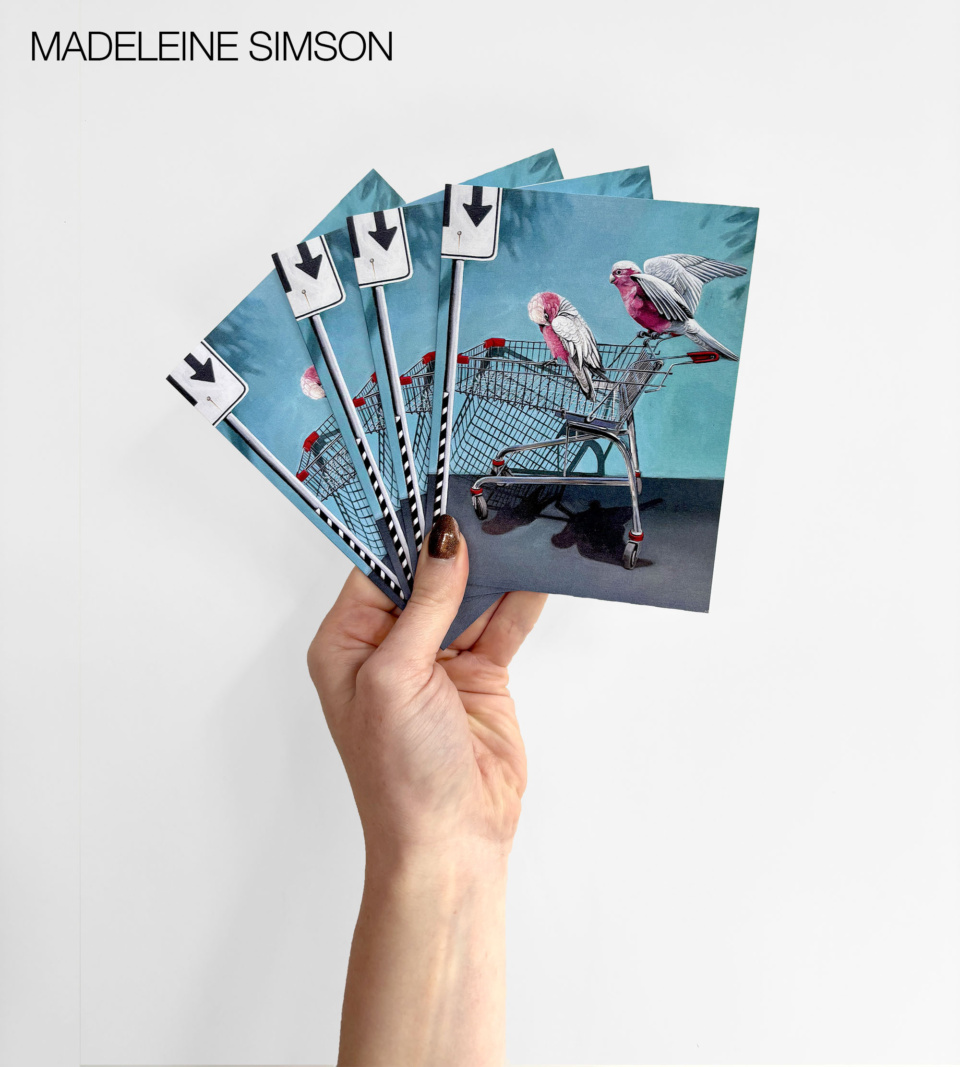 Madeleine Simson Artist Greeting Card Fanned
