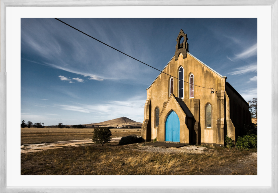 Craig Holloway Smeaton Church Framed White