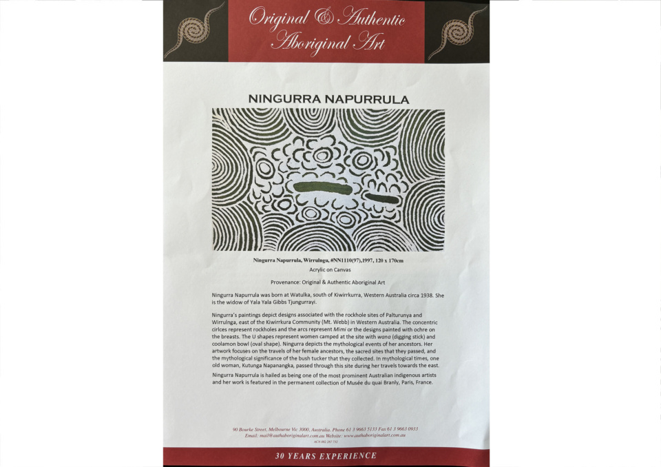 Ningurra Napurrula Wirrulngu COA1